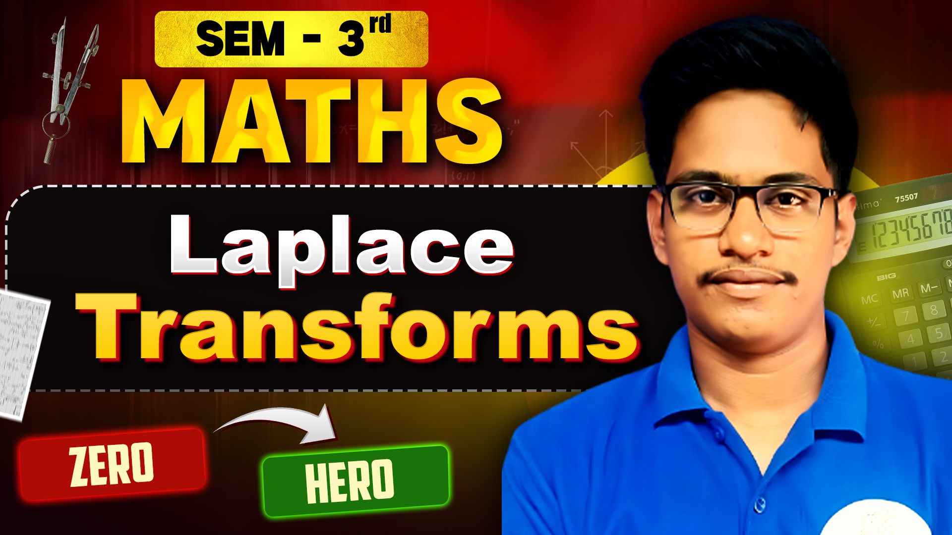 Laplace Transforms - 3rd Sem Maths