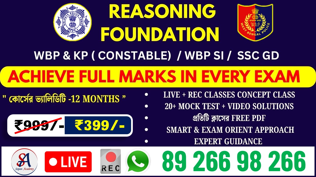  REASONING Foundation Batch by IMAN SIR (🔴LIVE)
