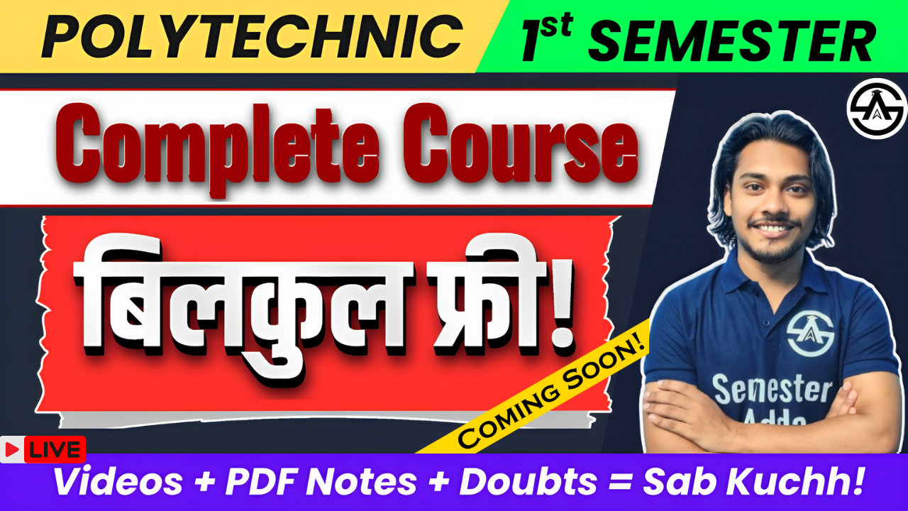 Polytechnic 1st Semester 2025-26 | For All Branch