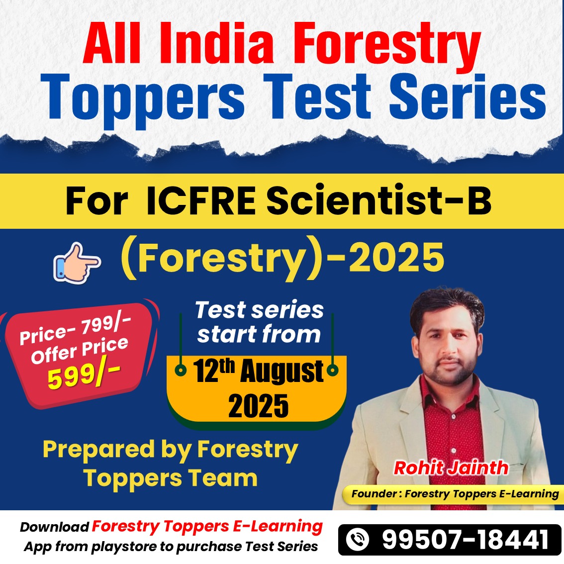 5. ICFRE Scientist-B (Forestry)