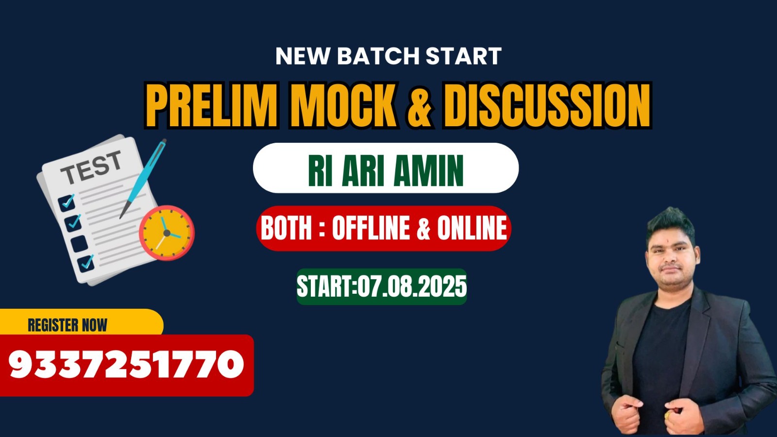 RI/ARI/icds PRELIM-2025 MOCK LIVE 