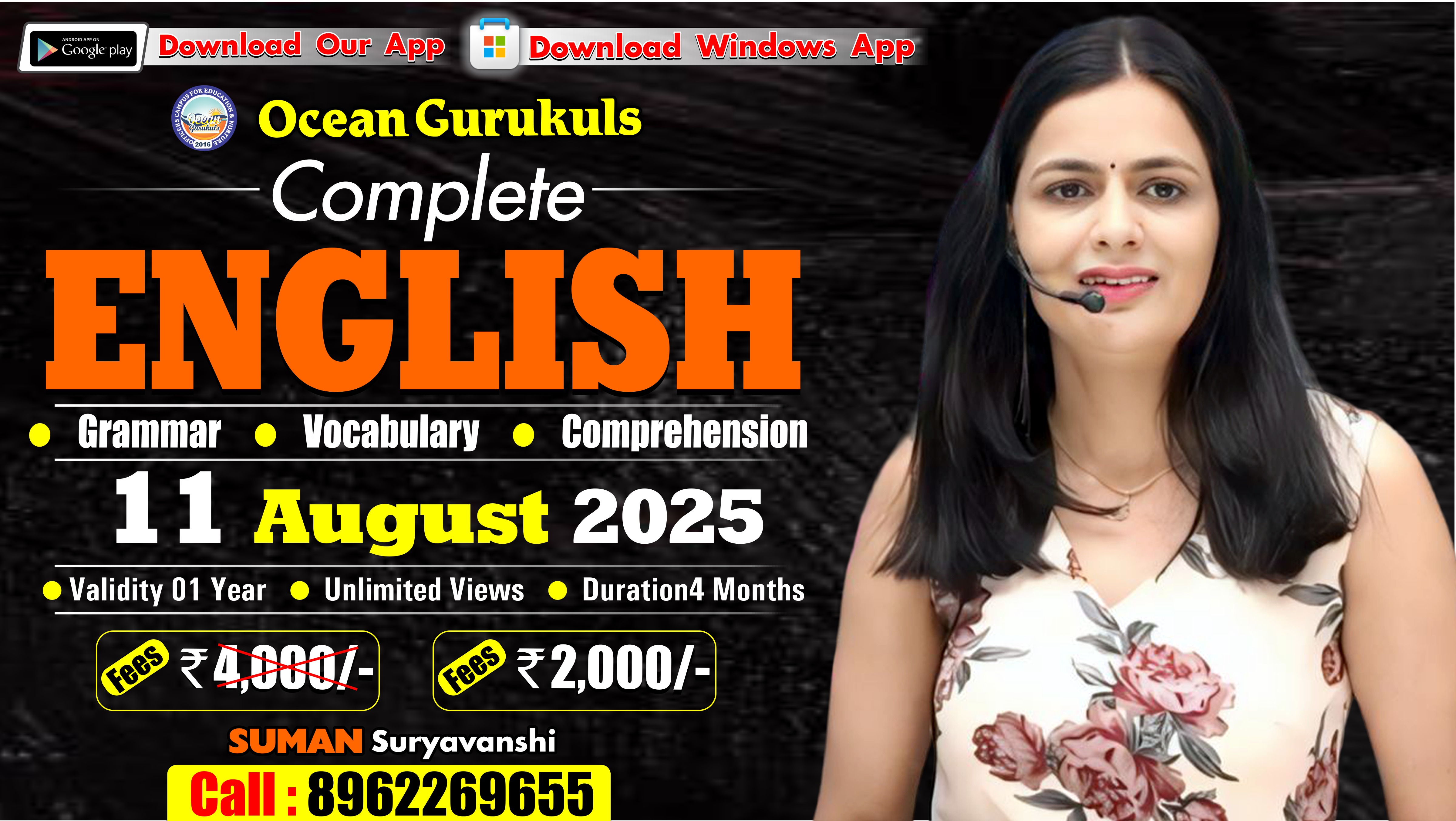 NEW BATCH - COMPLETE ENGLISH FOUNDATION Pdfs, Test Series, E book with Video solution (FROM 11th August 2025)
