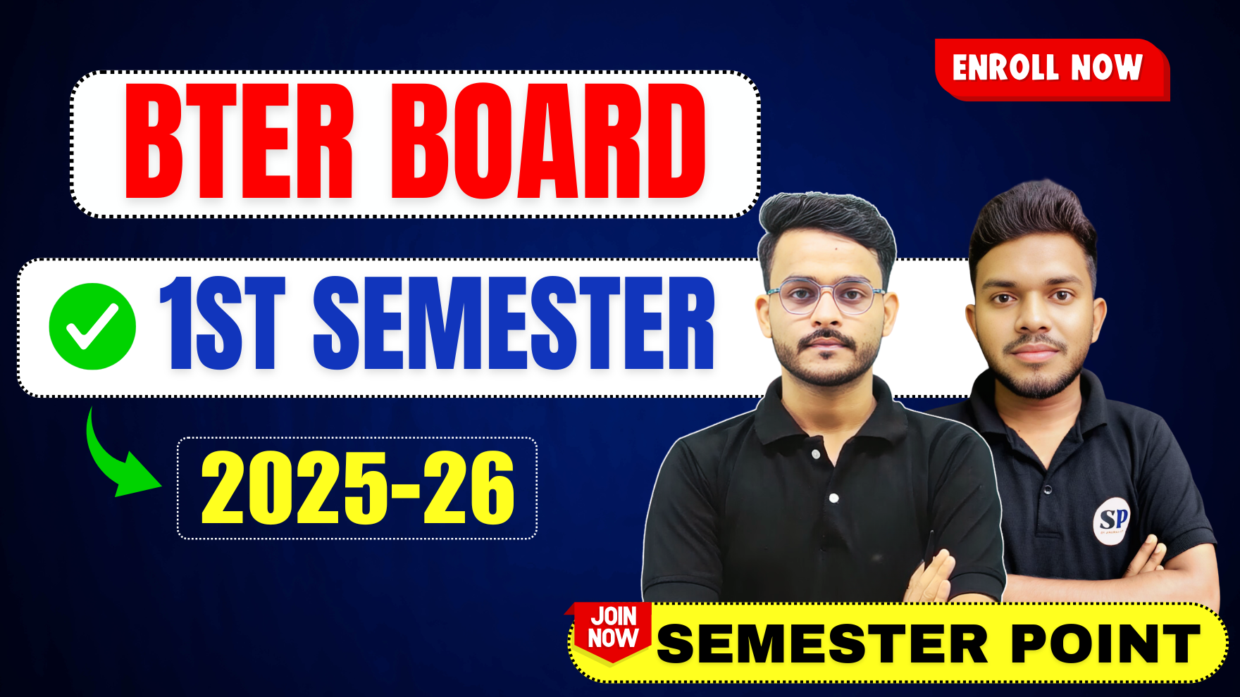 BTER - 1ST SEMESTER(राजस्थान)