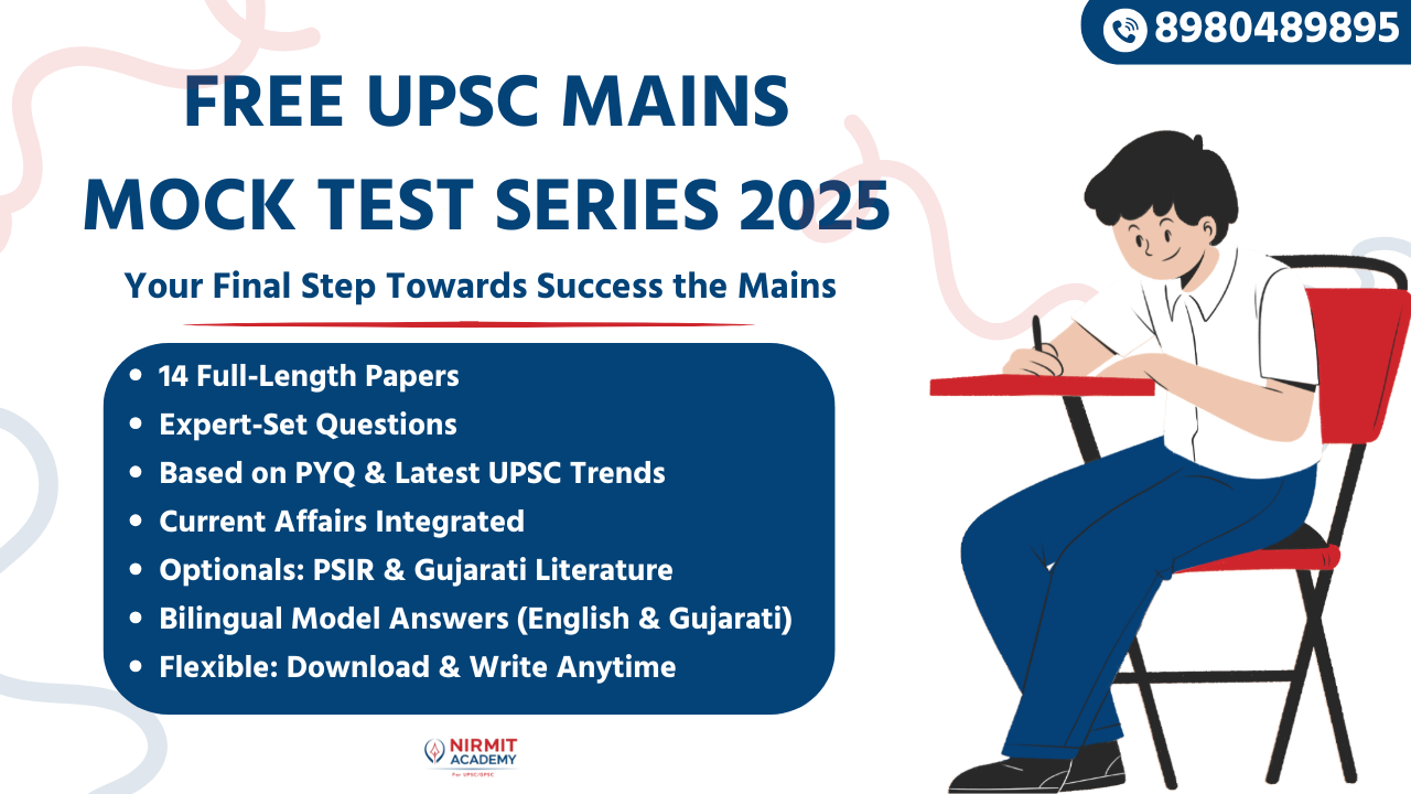 Free UPSC Mains Mock Test Series 2025: Your Path to Success