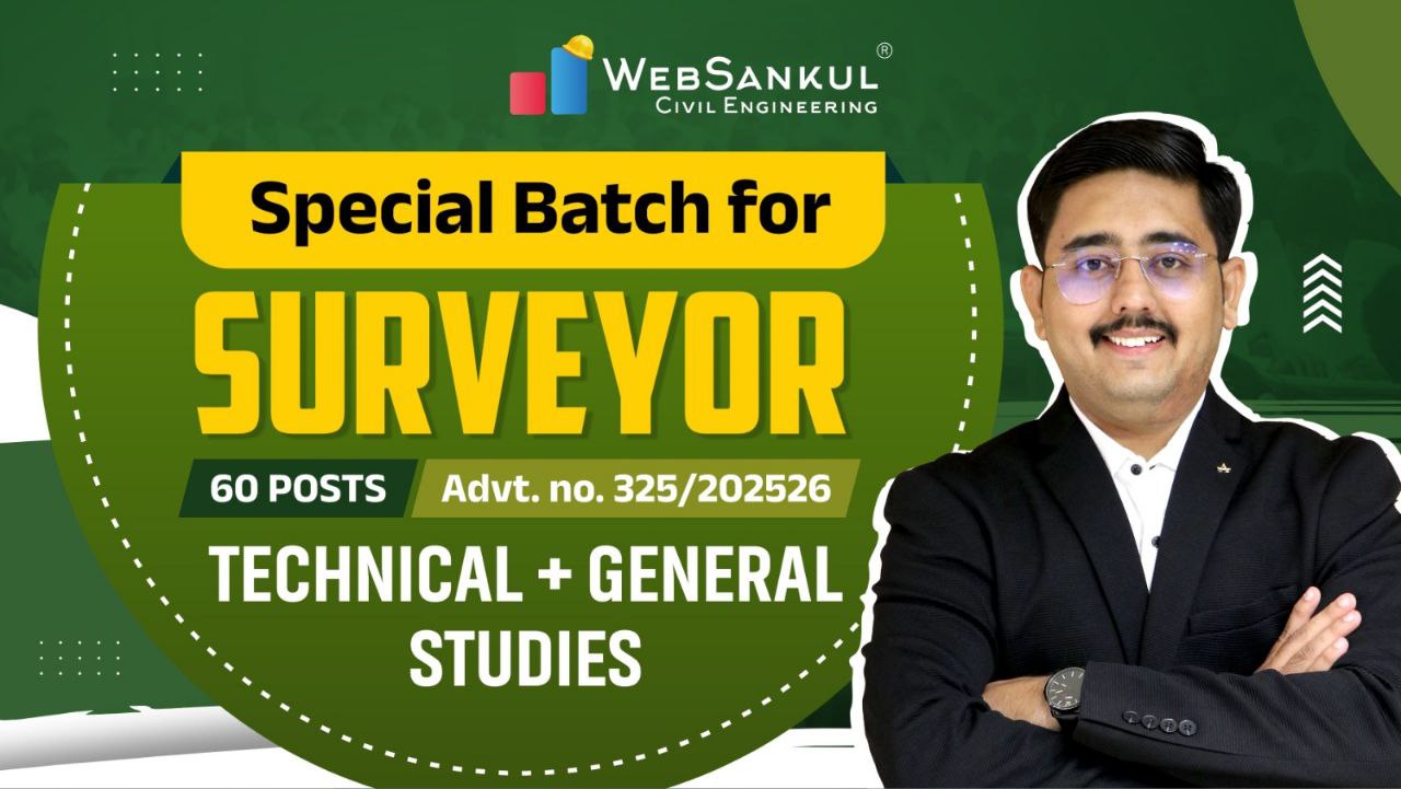 Special Batch For Surveyor - 60 Posts - Tech. + GS