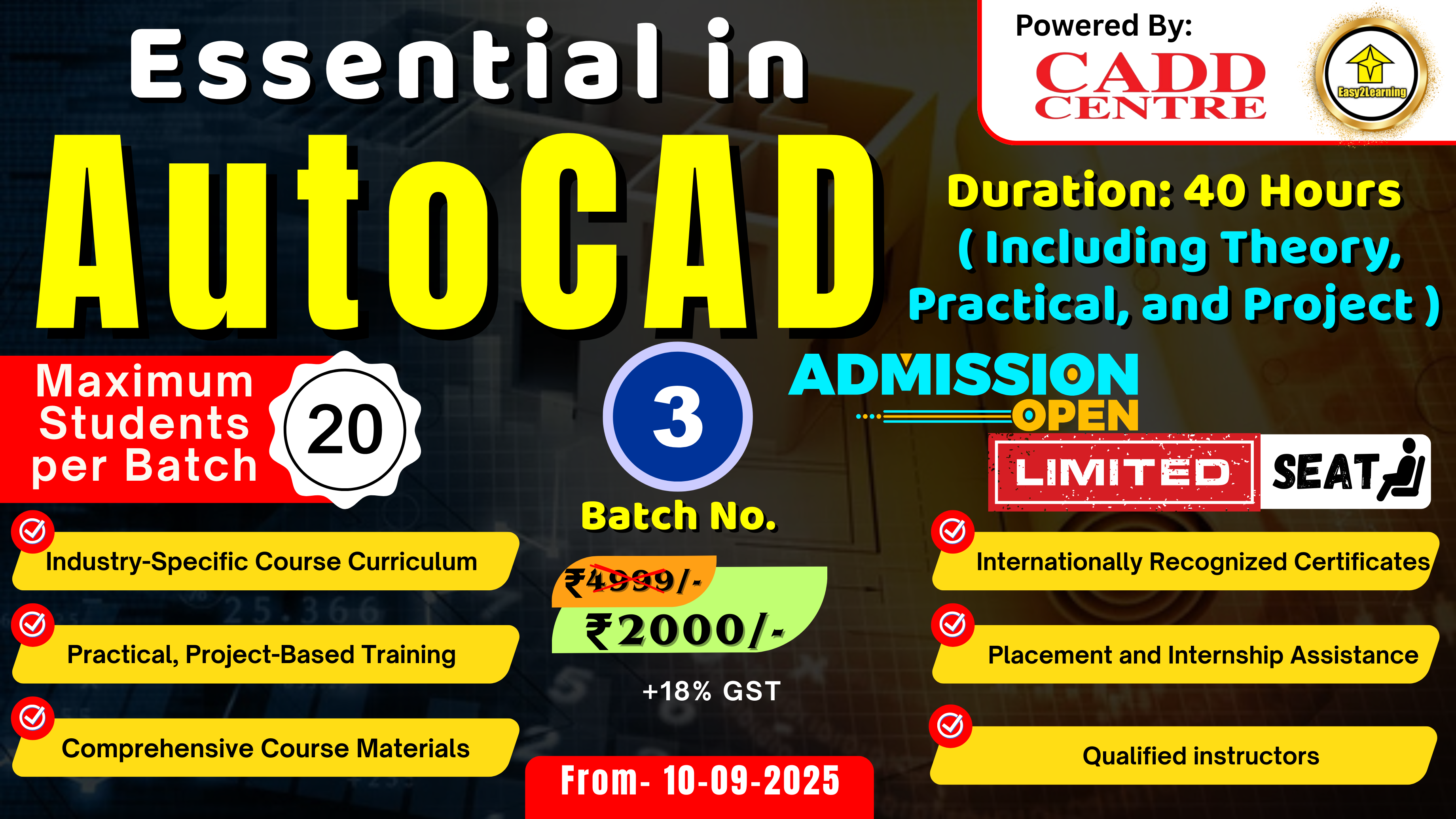 AutoCAD 3rd Batch