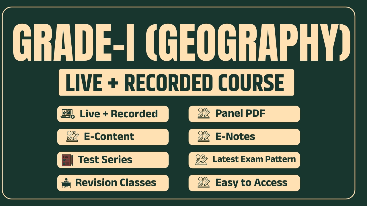 Grade-I (Geography) Course