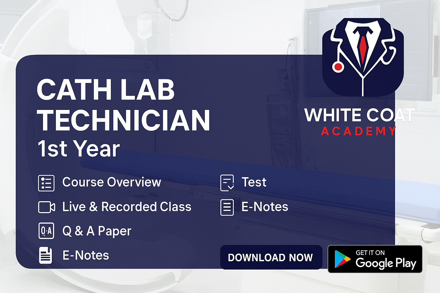 Diploma in Cath lab Technology 1st year