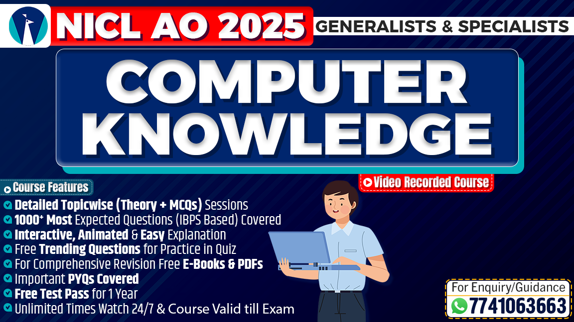 NICL AO Computer Knowledge Course 2025