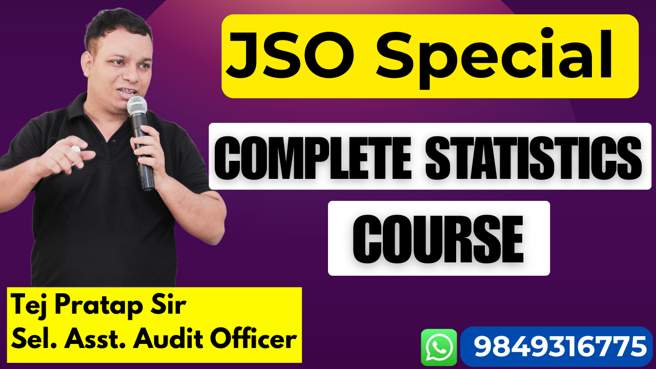 SSC CGL JSO Paper II- Statistics