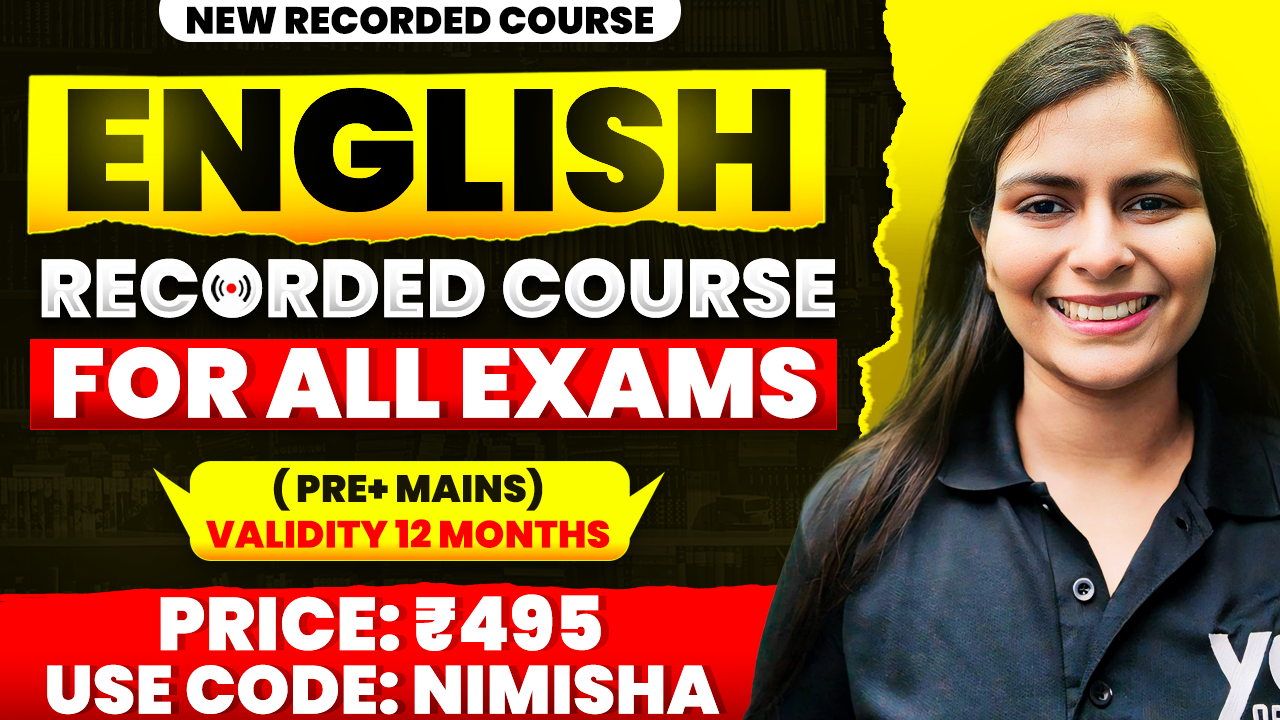 English Recorded Course For All Exams ( Pre+Mains) 