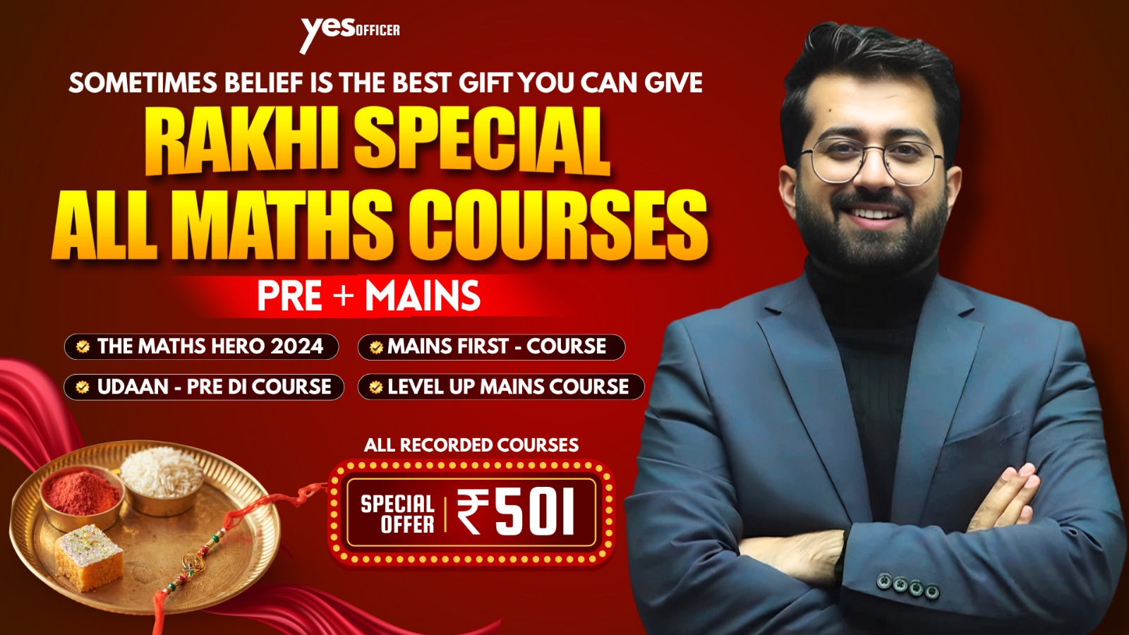  Rakhi Special: Bank Exam (Pre+Mains) Maths Courses Package at Just ₹501
