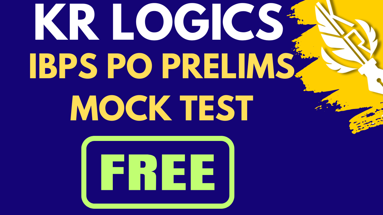 IBPS PO PRELIMS MOCK TEST
