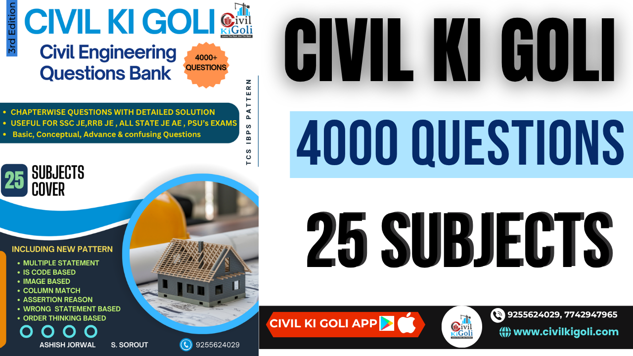 CIVIL KI GOLI Civil Engineering 4000+ Question BANK E-BOOK