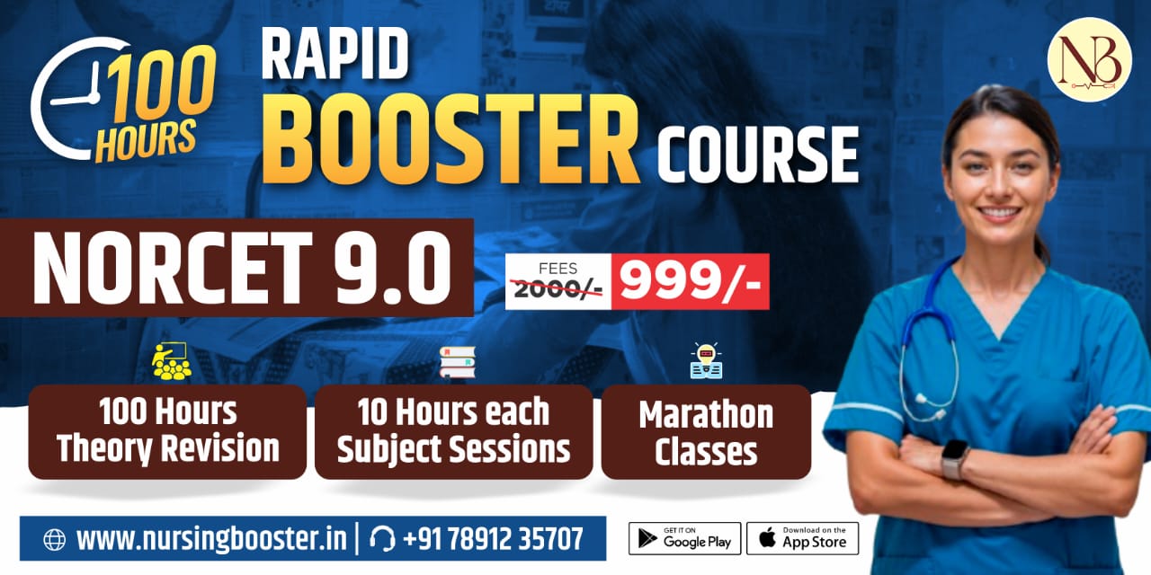 NORCET 9.0 100 HOURS RAPID BOOSTER COURSE