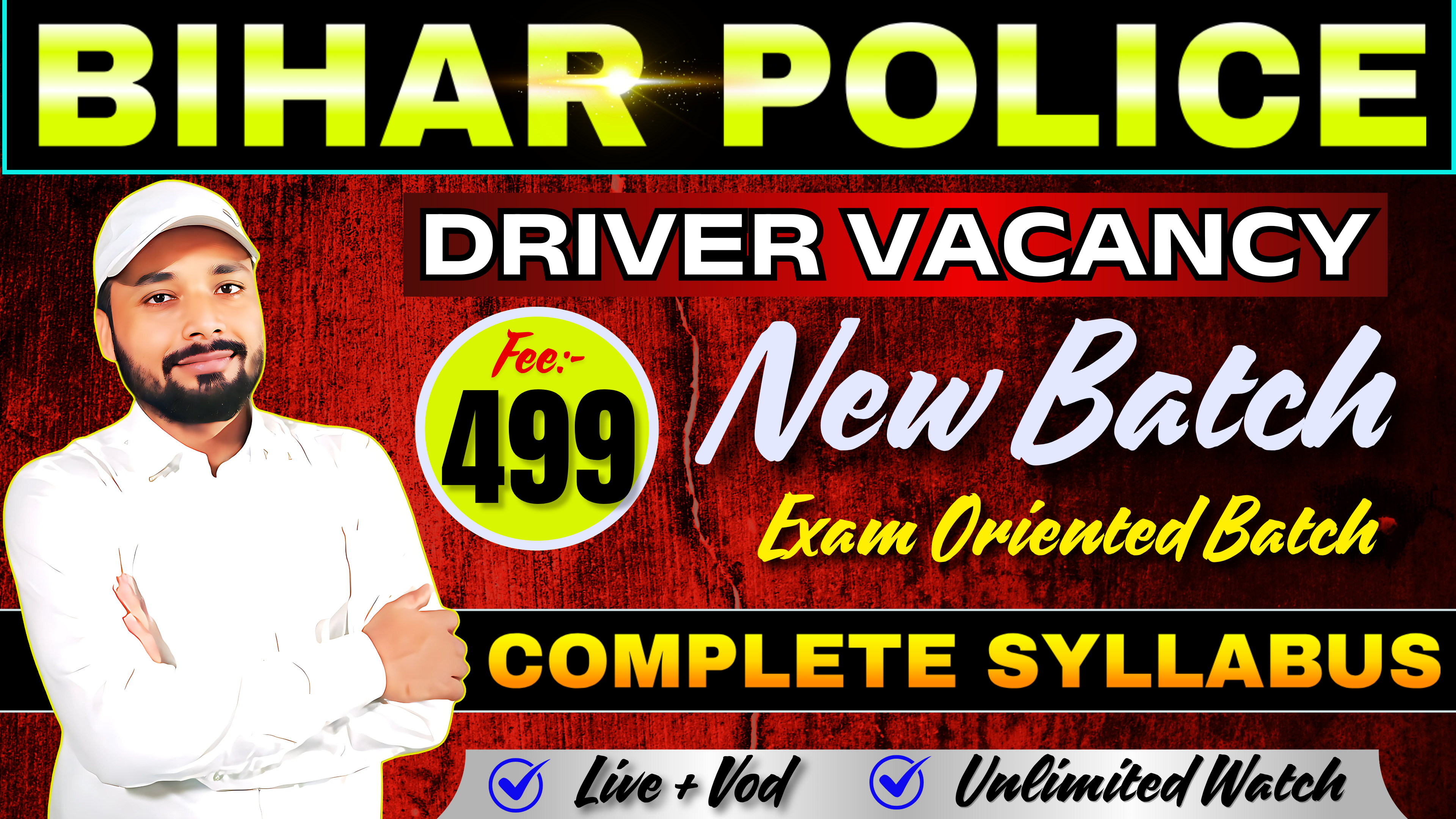 BIHAR POLICE DRIVER NEW BATCH 18/07/2025 || PURE FOUNDATION BATCH II FEE-499/- || Er. S K Jha Sir & Team (BP-3)