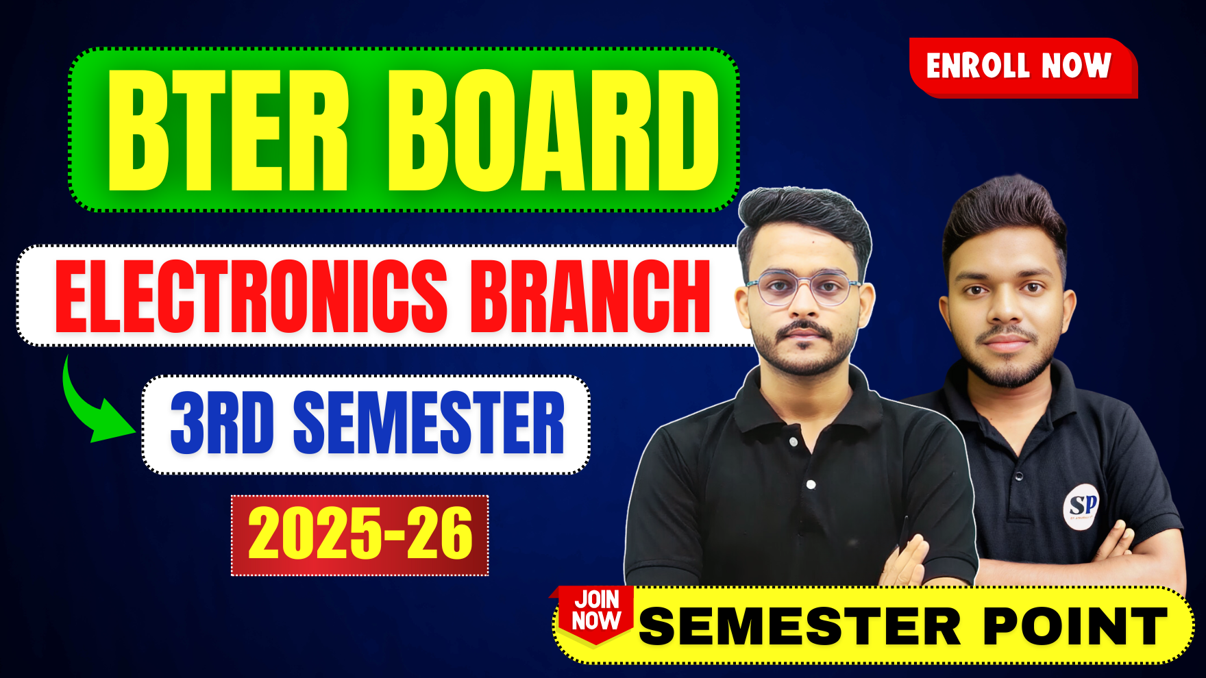 ELECTRONICS 3RD SEMESTER(BTER)