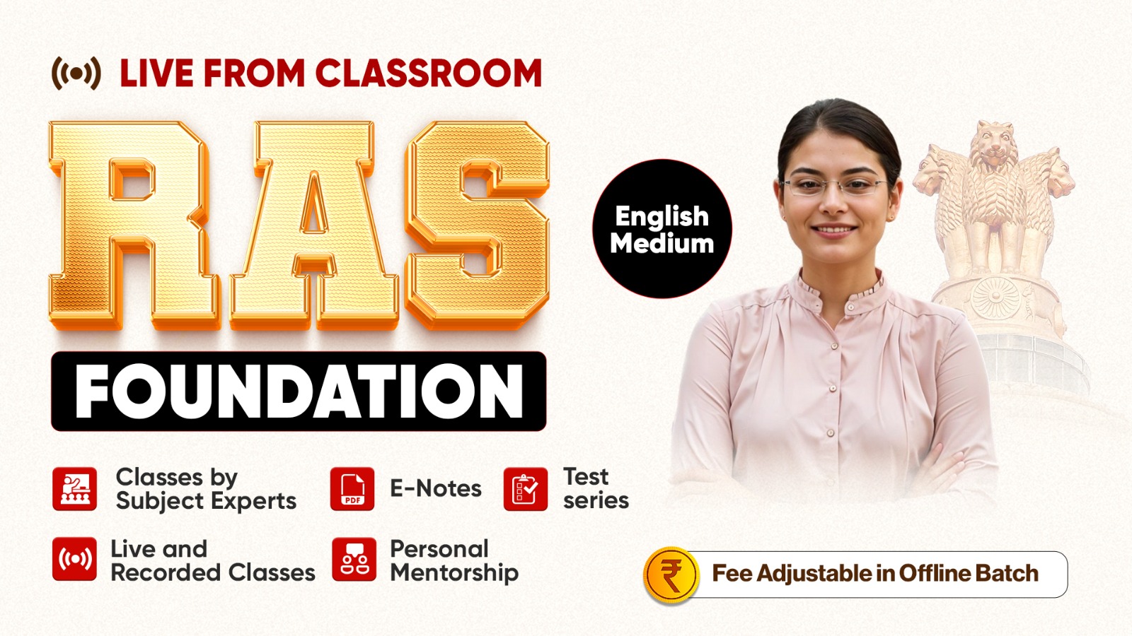 RAS Foundation (English Medium) Live from Classroom 4th August 25