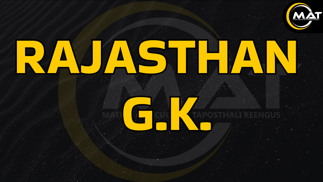 RAJASTHAN G.K.