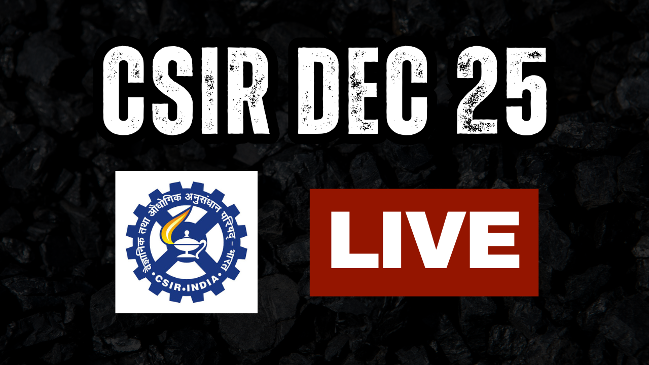 CSIR Dec 2025 LIVE S100