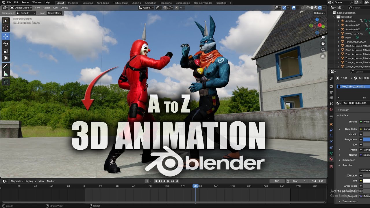 3d Animation Full Course In Blander Softwre