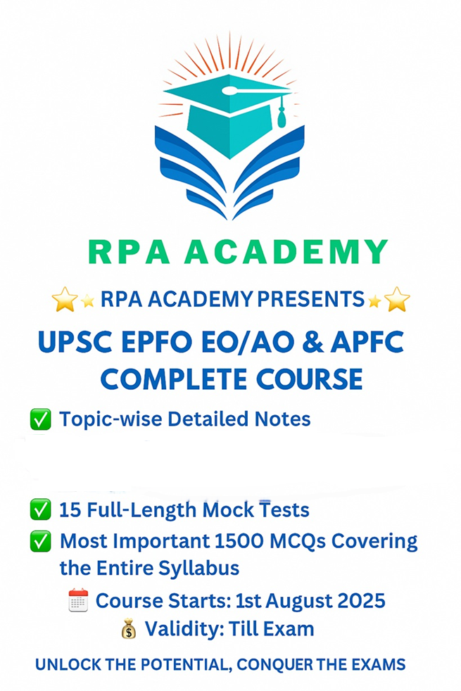 UPSC EPFO EO/AO and APFC COURSE