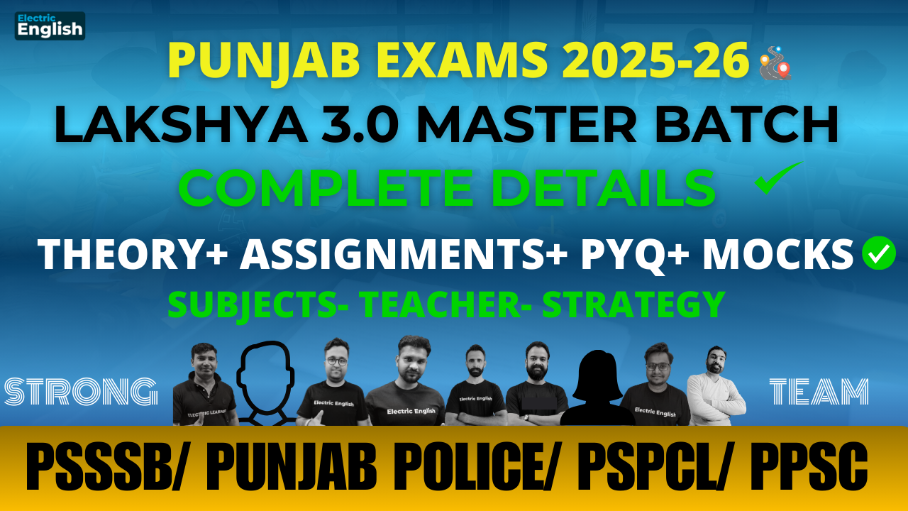 LAKSHYA 3.0 MASTER BATCH PUNJAB@