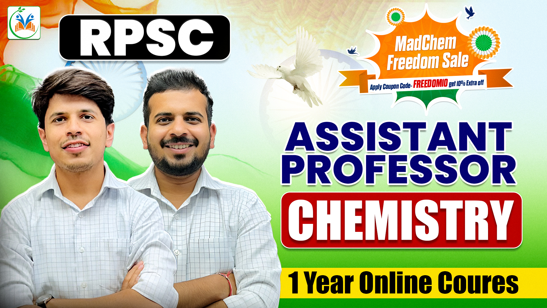RPSC Chemistry Assistant Professor 2025 Online Course