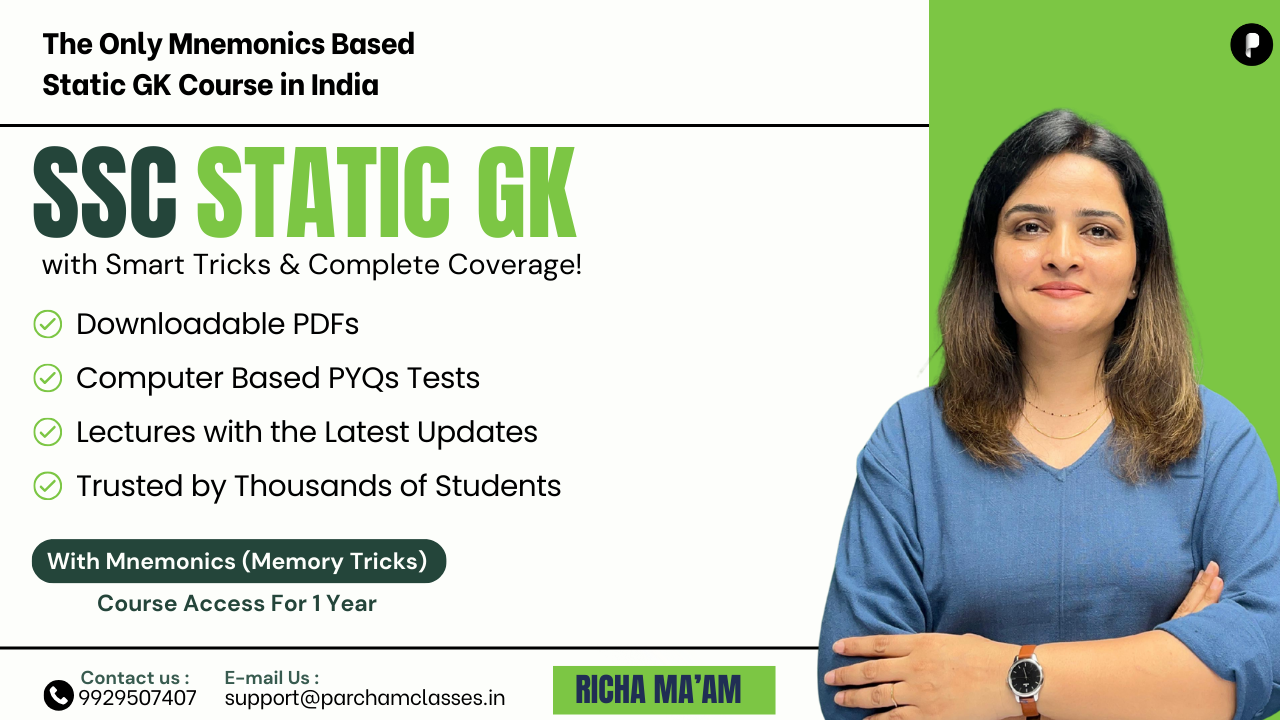SSC Static GK Target 2025-26