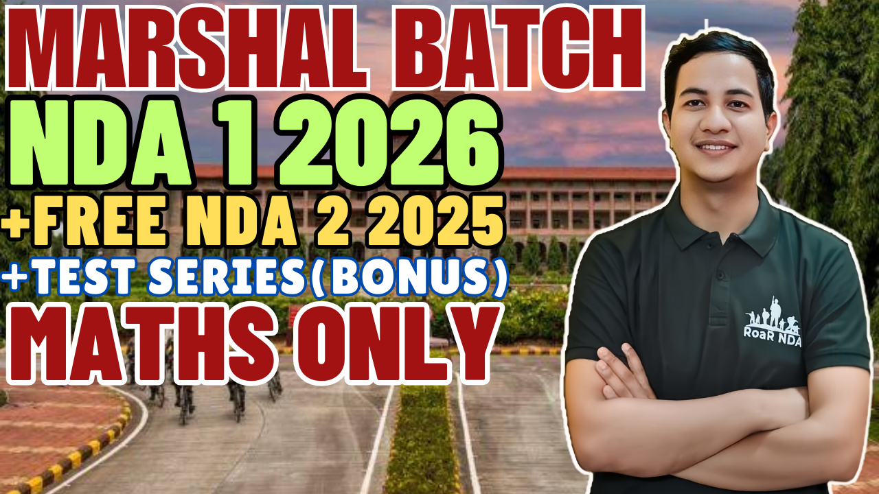NDA 1 2026 MARSHAL BATCH MATHS ONLY