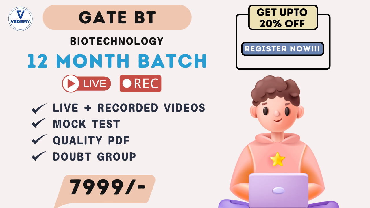 GATE BT (12 Months Live + Recorded Batch)