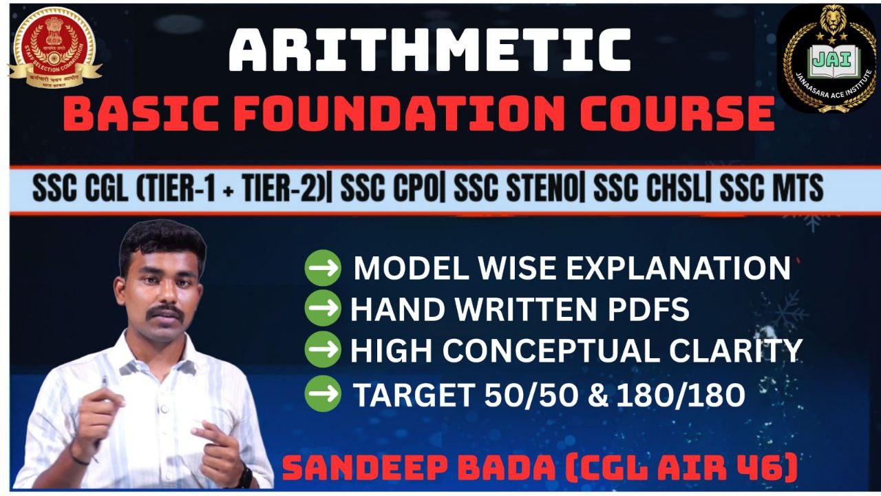 ARITHMETIC BASIC FOUNDATION COURSE