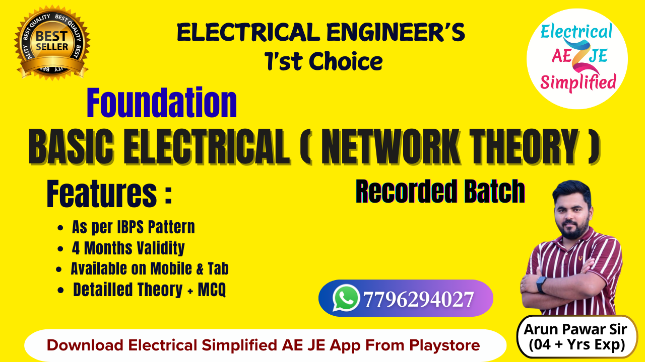 Basic Electrical + Network Theory Foundation 