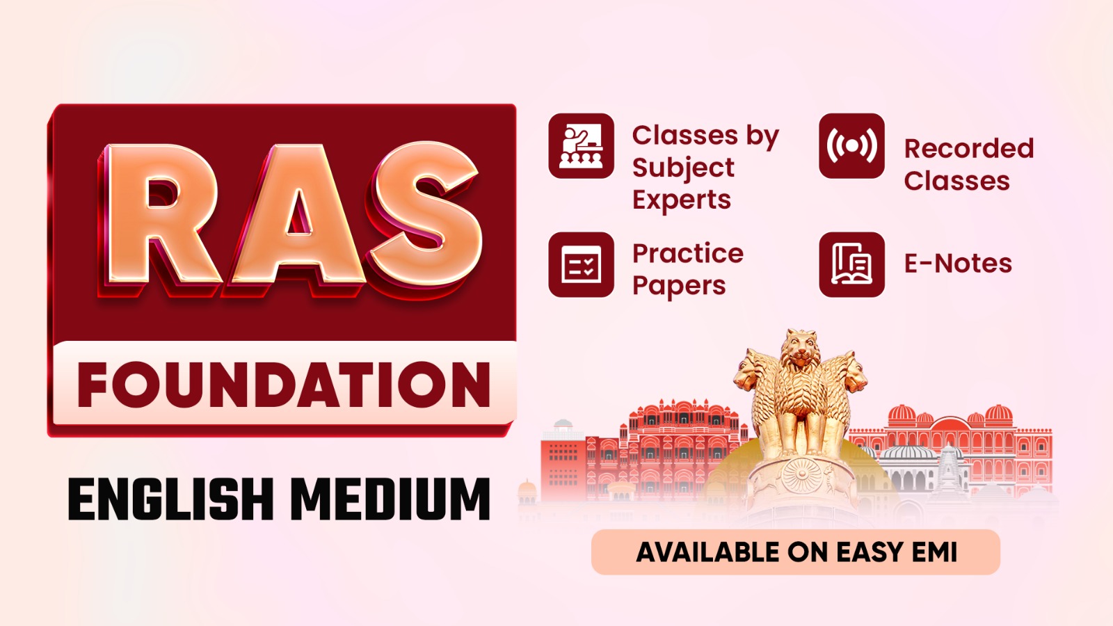 RAS FOUNDATION RECORDED BATCH (ENGLISH MEDIUM 2025) 