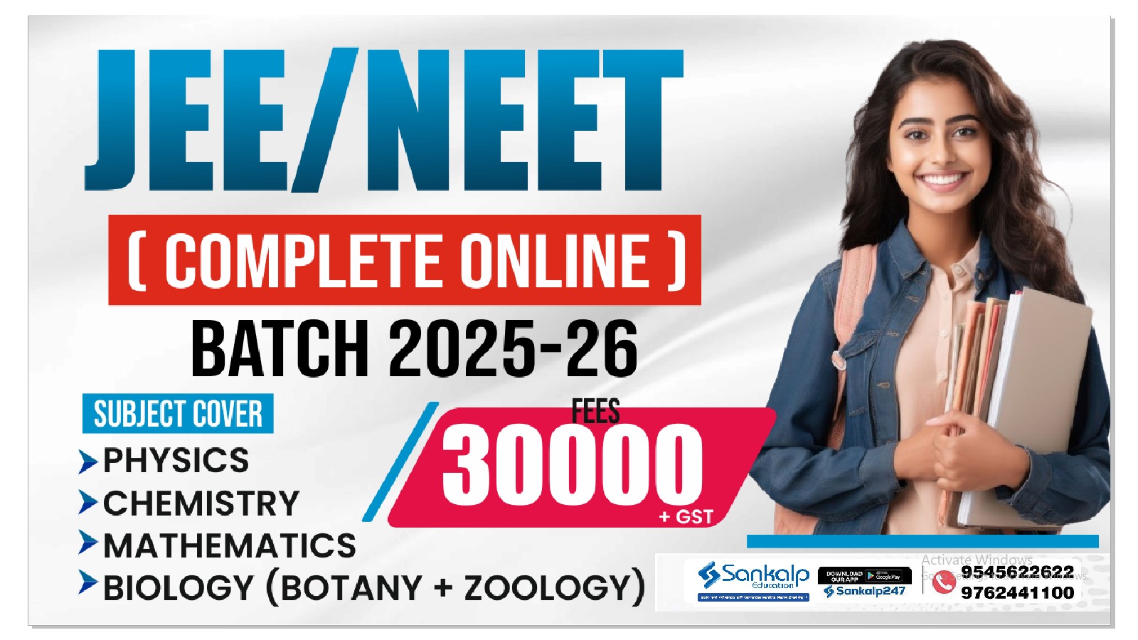 JEE/NEET (Complete Online) Batch 2025-26 🎓