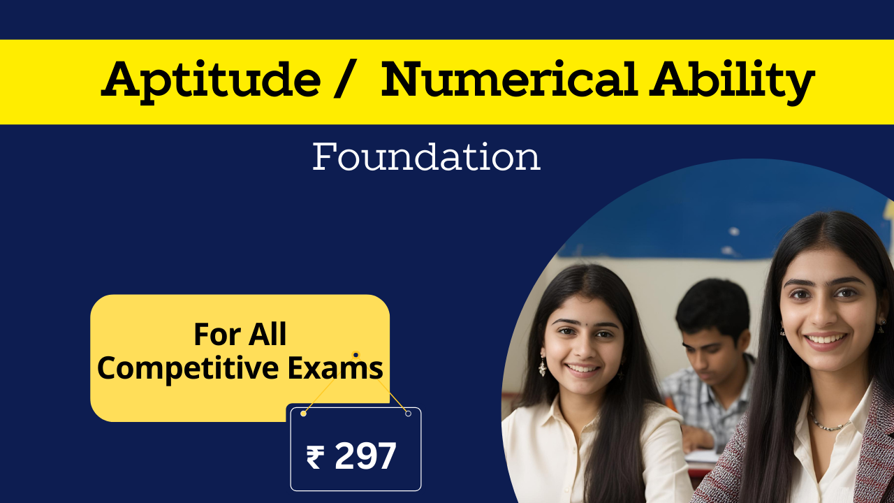 Foundation course for competitive exams