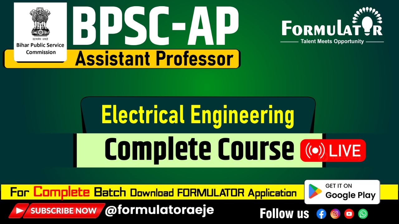BPSC- Assistant Professor (Electrical)