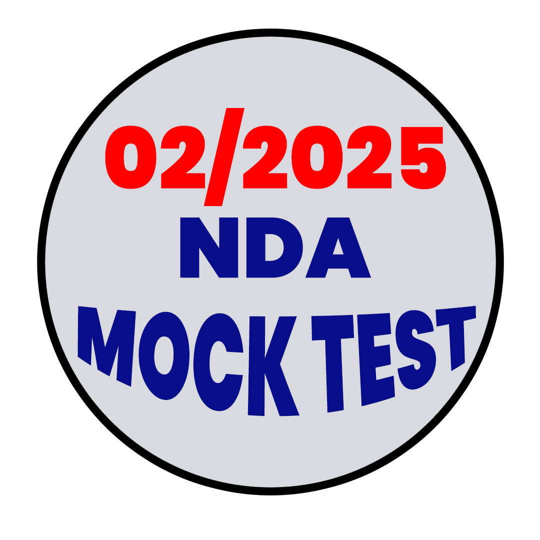 NDA 02/2025 Mock Test With Video Solution