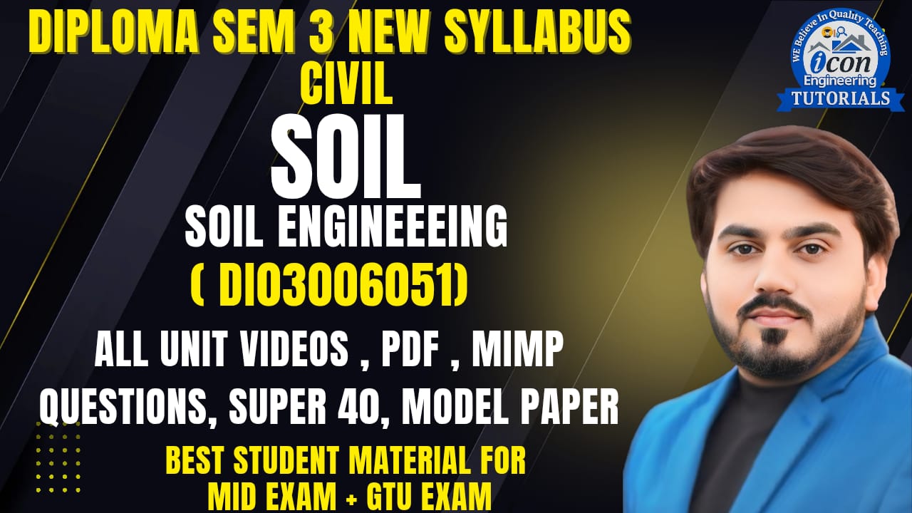 SOIL ENGINEERING SEM 3 CIVIL  