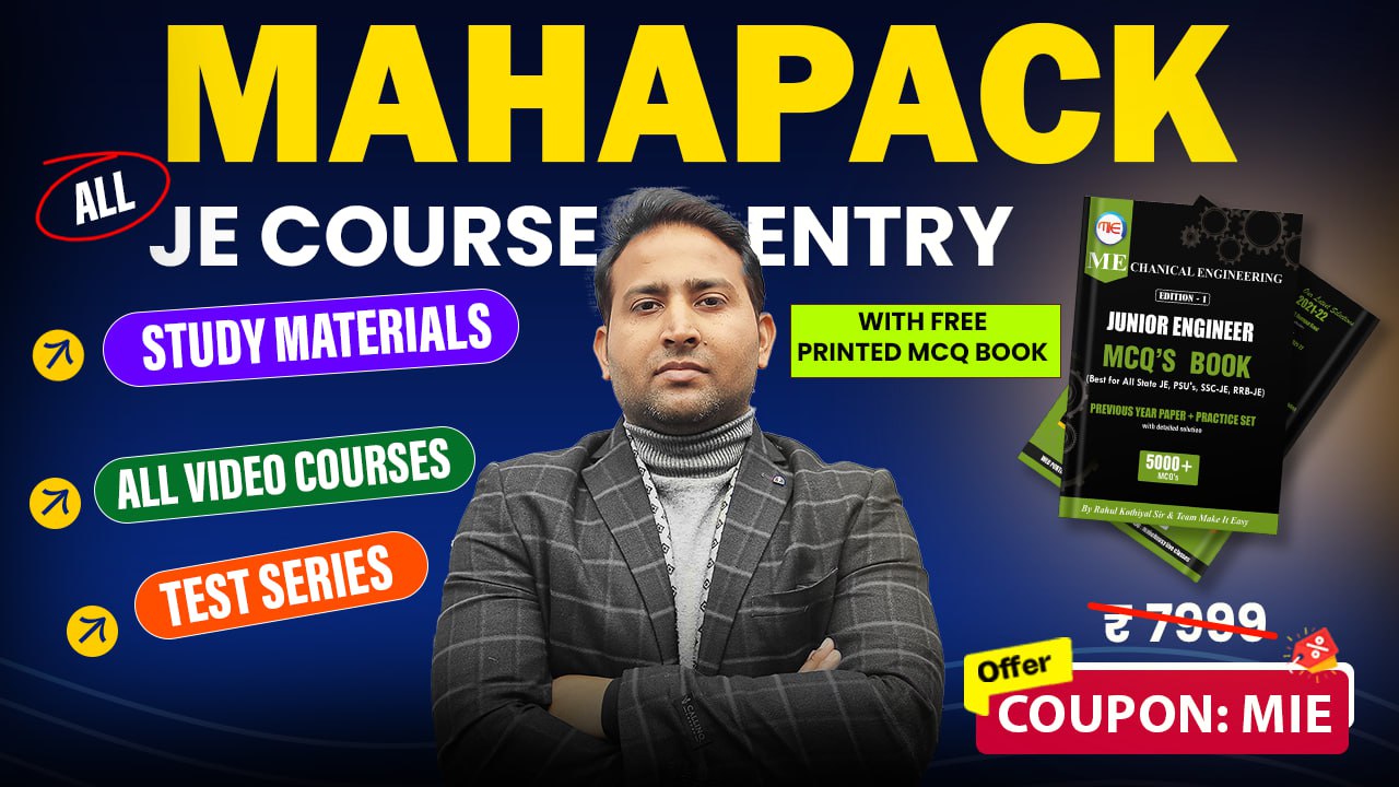 MAHAPACK for ALL JE Exam