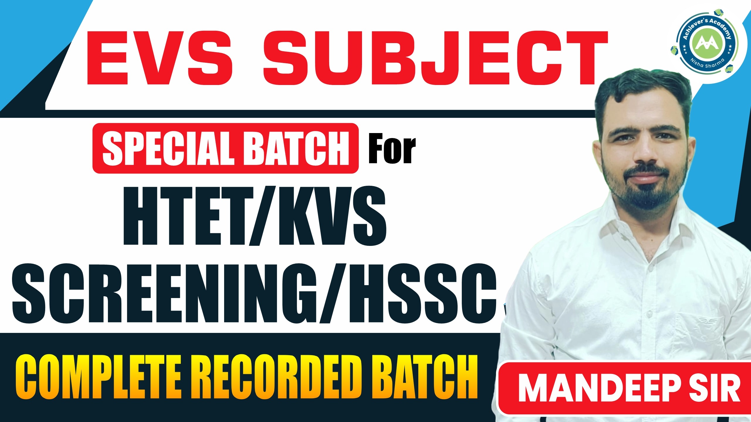 EVS Special complete Recorded Batch For HTET /Ctet /Uptet And All State Exams by Mandeep Sir 