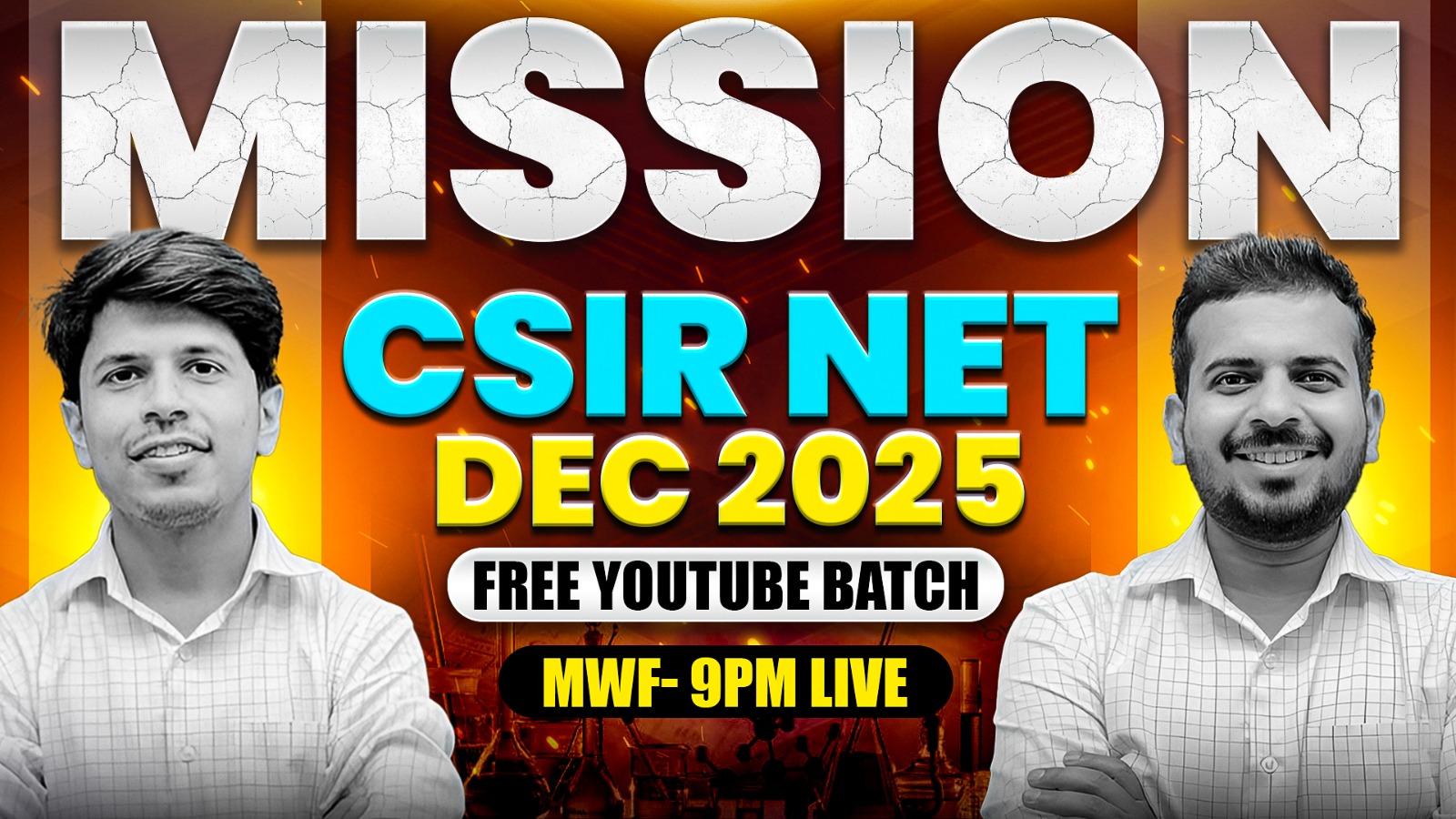 MISSION CSIR NET DEC-2025 - FREE YOUTUBE BATCH