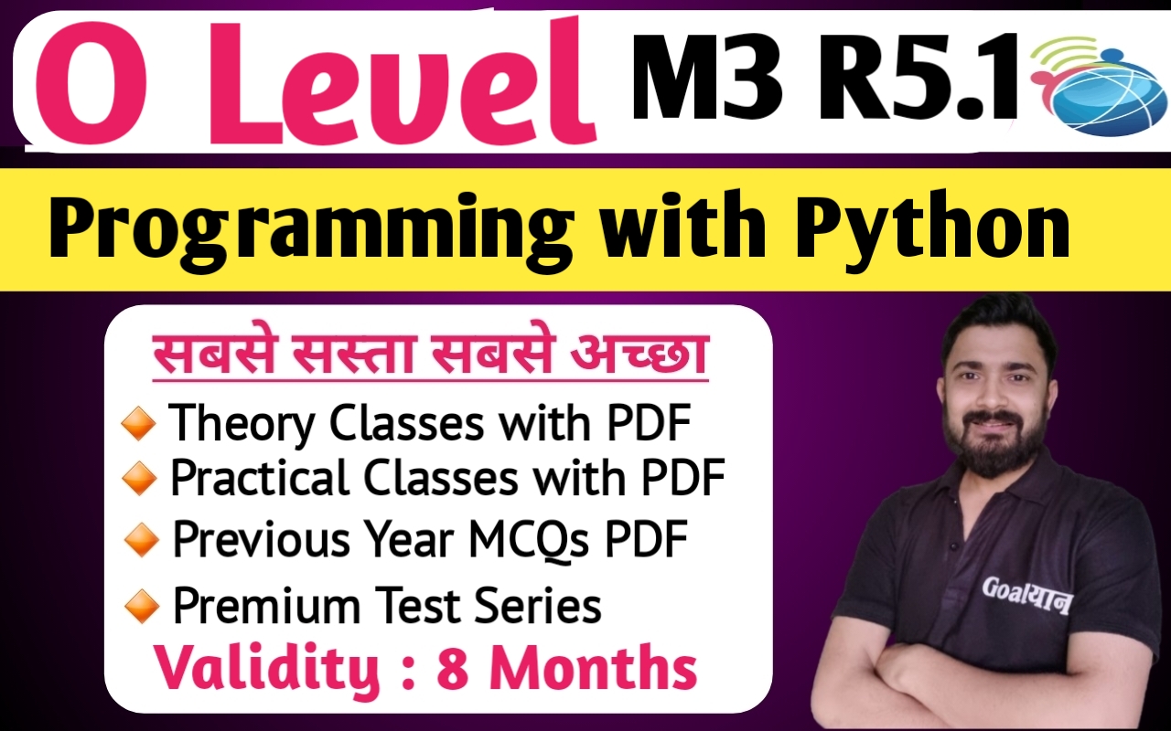 O-LEVEL M3-R5.1(Python Programming )