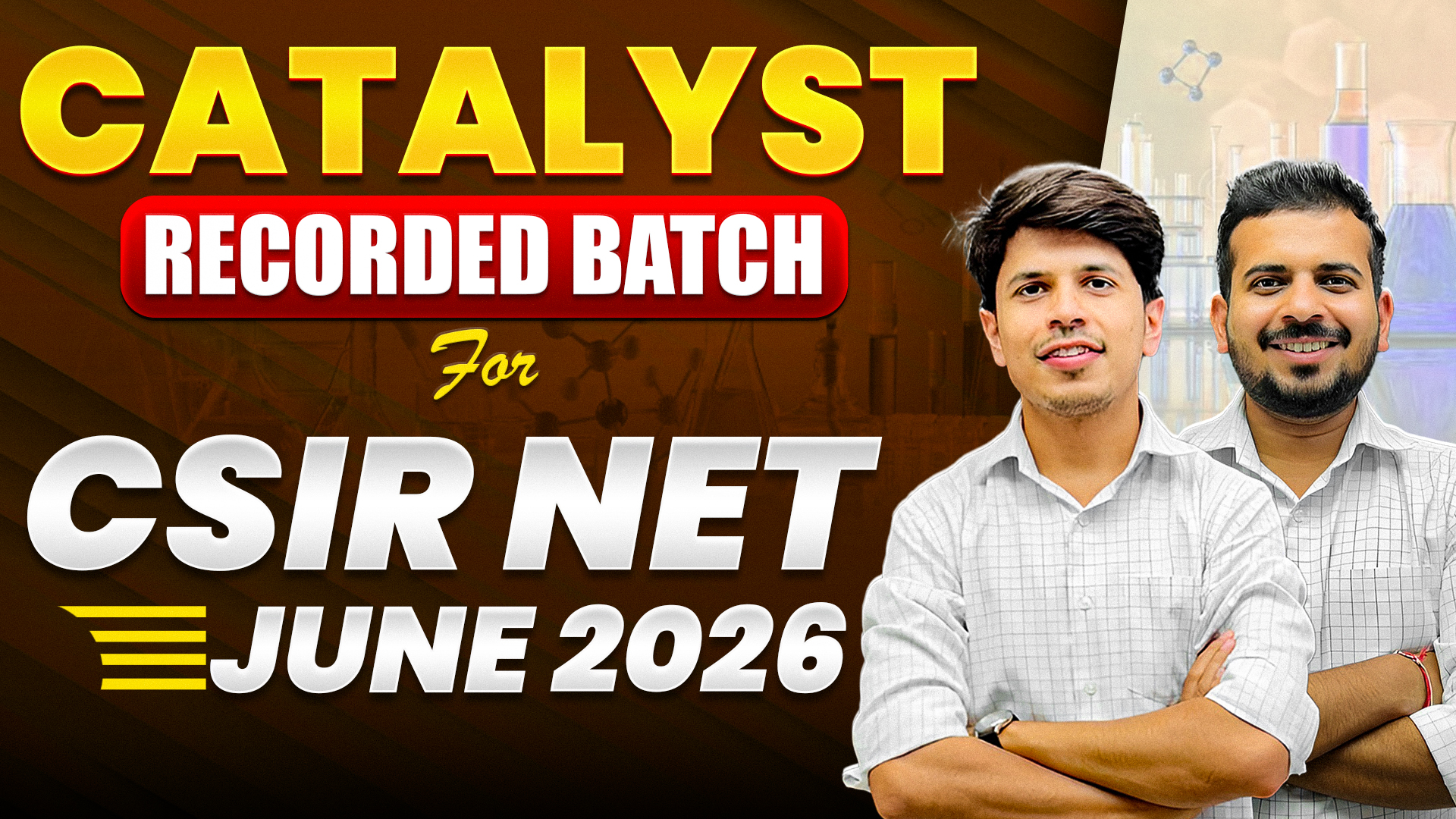 Catalyst Recorded Batch for CSIR NET June 2026