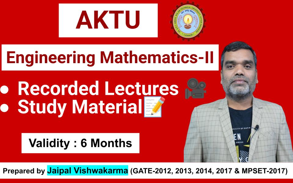 AKTU_ Engineering Mathematics-II