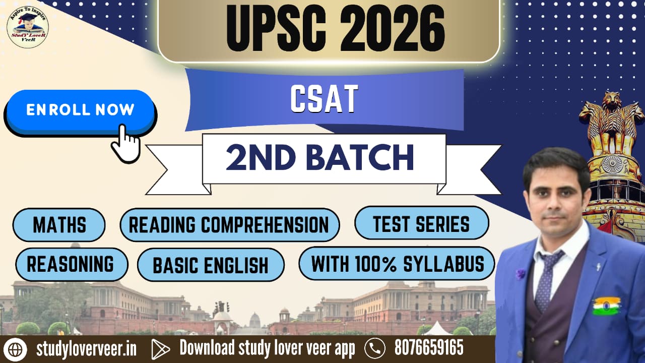 NEW CSAT FOUNDATION COURSE 2026 (2nd Batch)