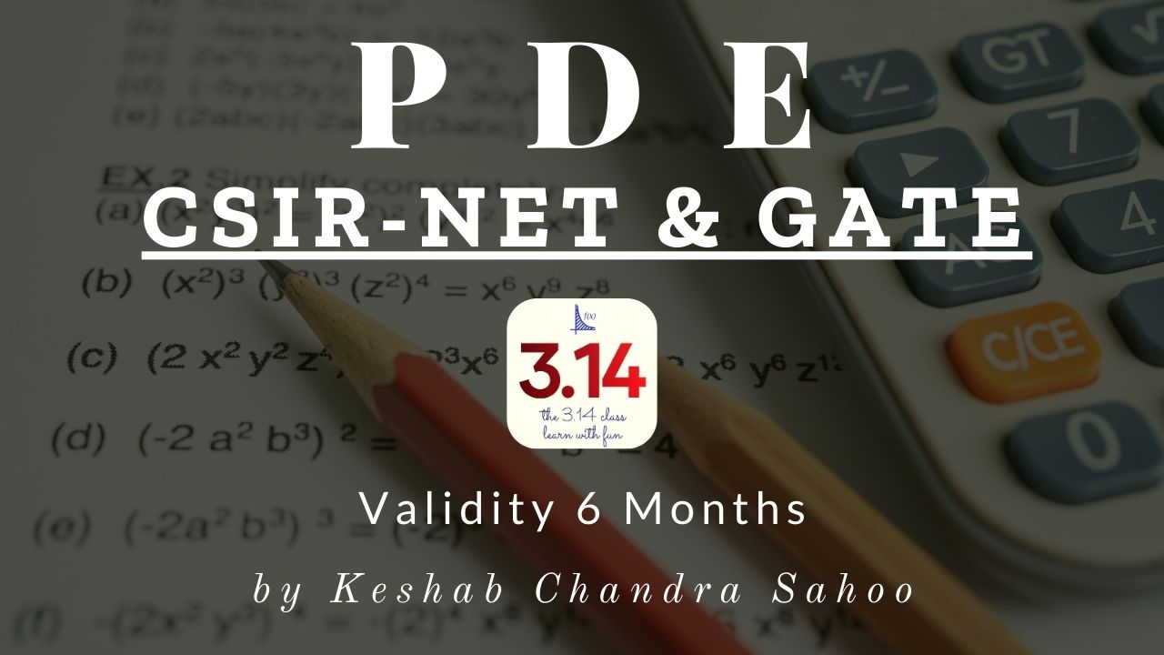 PDE CSIR-NET GATE Mathematics