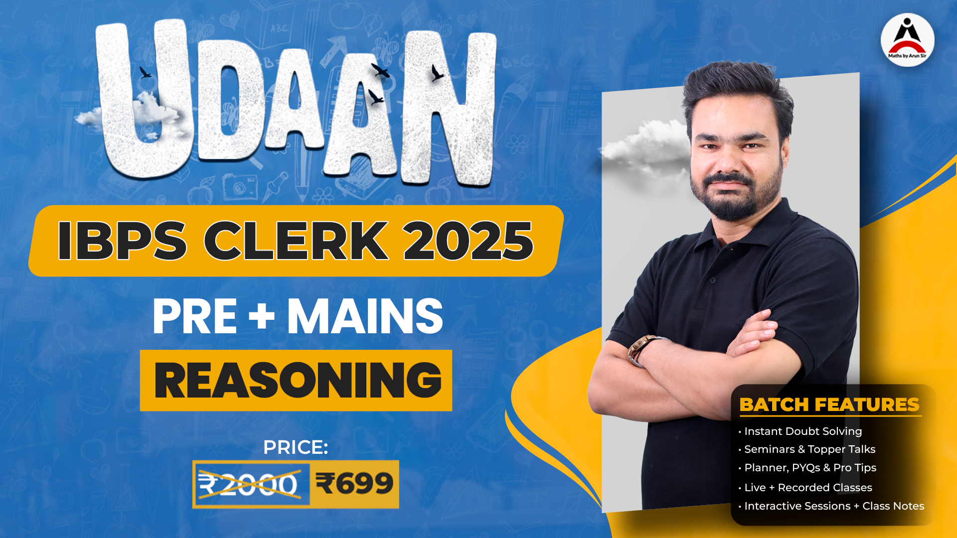 Udaan Reasoning Batch for IBPS Clerk Prelims 2025-26