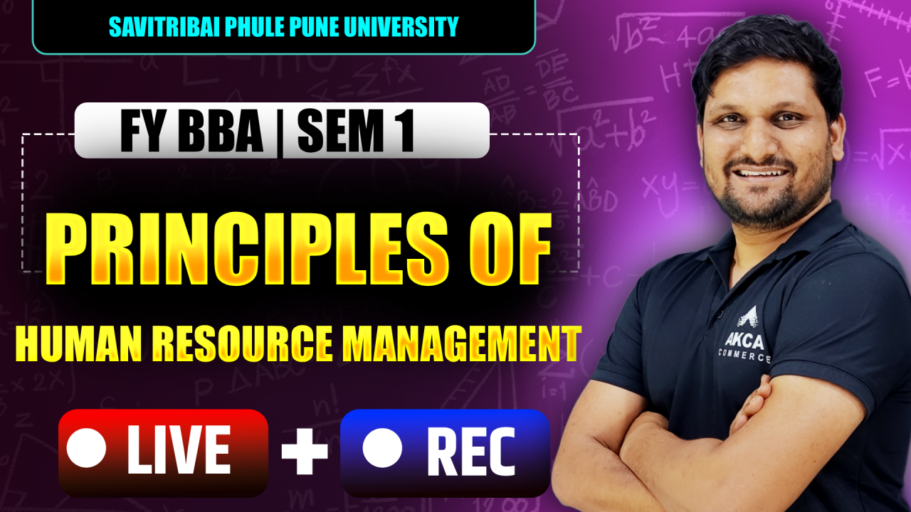 BBA | Sarathi Batch | Sem 1 | Principles of Human Resource  Management 