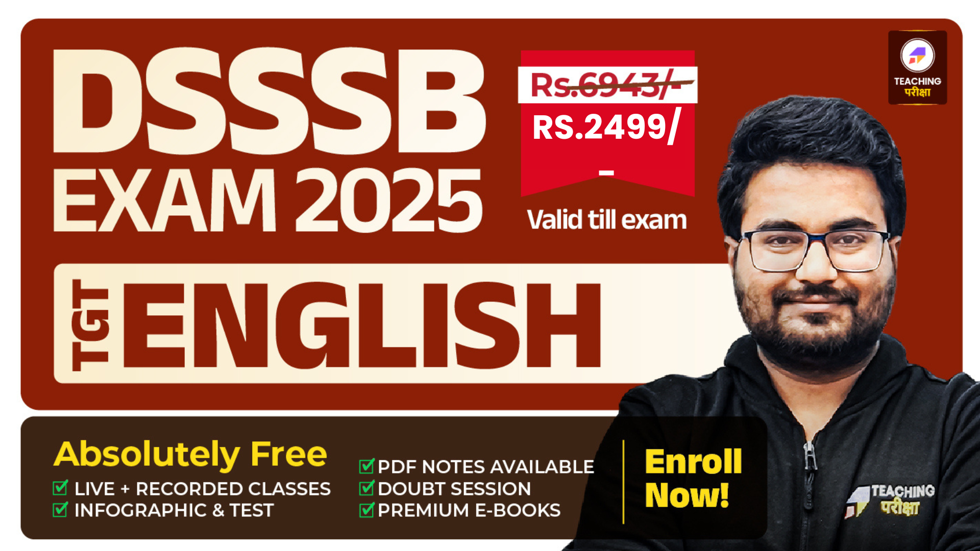 DSSSB TGT English 2025 - DB25 448292